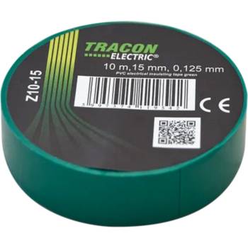 Tracon electric Páska izolačná 15 mm x 10 m zelená