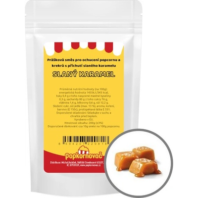 Popkornovač Príchuť na popcorn Slaný karamel 200 g