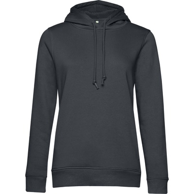 B&C Collection B&C INSPIRE HOODED WOMEN / Дамски суичър с качулка - антрацит XS (01W34Ba9700)