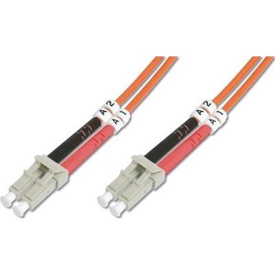 Digitus DK-2533-01 Fiber Optic Patch, LC to LC,Multimode 50/125 µ, Duplex, 1m