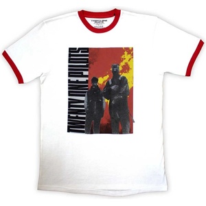ROCK OFF мъжка тениска Twenty One Pilots - Side Stand Ringer - White - ROCK OFF - TOPTS19MW
