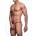 MOB Tear Drop Thong Red S/M