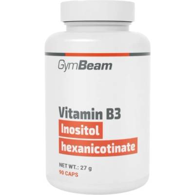 GymBeam Flush-free Niacin - Inositol Hexanicotinate 4.4 mg [90 капсули]
