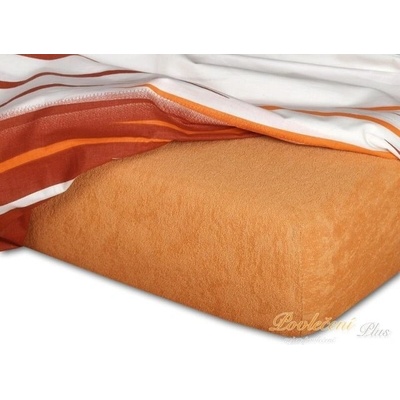 Dadka froté prostěradlo karamelové 70x160