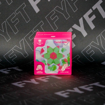 MonsterGo Twist Snake Puzzle 24 blocks Růžová zelená