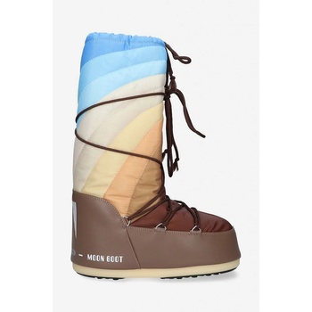 Tecnica Moon Boot Icon Rainbow Shitake Brown Blue