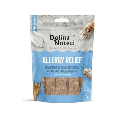 DOLINA NOTECI Smart Chews Allergy Relief 100 g podpora pri potravinových alergiách, sušené maškrty pre psa