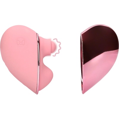 Loveline Tapping Heart - акумулаторен клиторстимулатор вибратор (розов)