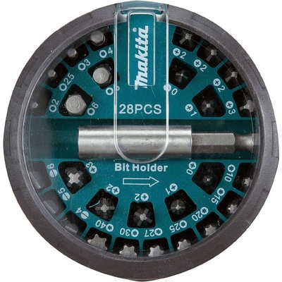 Makita Комплект битове Makita - PH/PZ/SB/TX/SW с магнитен държач 28 бр (B-28911-6)