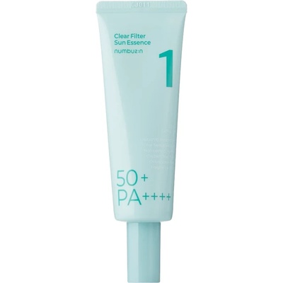 Numbuzin No. 1 Clear Filter Sun Essence SPF50+ PA++++ - Слънцезащитна Есенция за Лице 50ml