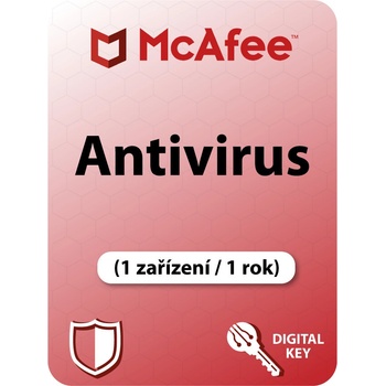 McAfee Antivirus 1 lic. 1 rok (MAB00EBB1RAA)