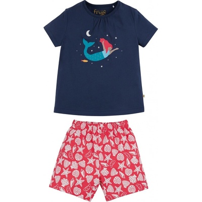 Dětské pyžamo s krátkým rukávem Mořská panna Frugi