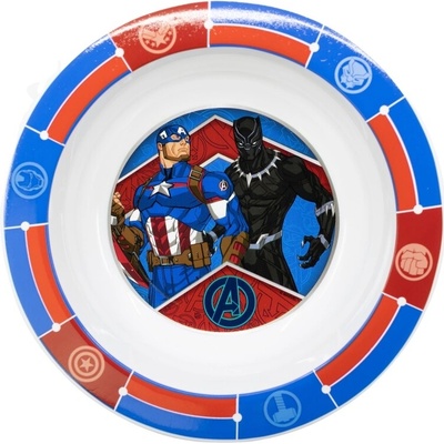 STOR Dětská miska Avengers plastová 16 cm