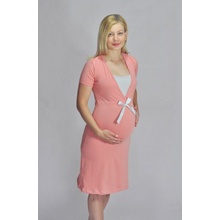 Nika Intima košeľa nočná 043 lososová s mašľou