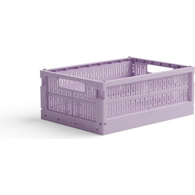 Made Crate skladacia prepravka midi lilac