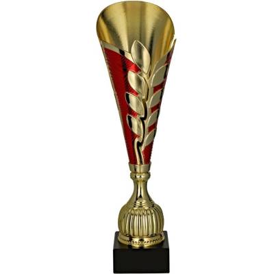 Pohár plastový zlato červený Výška: 43,5 cm