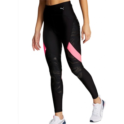 PUMA Ultraform High Waist Full Length Printed Running Leggings Black - XL