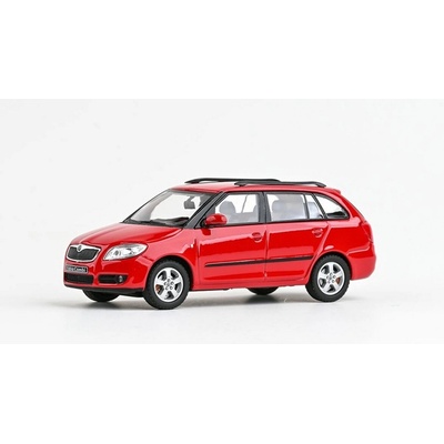 ABREX Škoda Fabia II combi 2007 červená 143AB-009B 1:43
