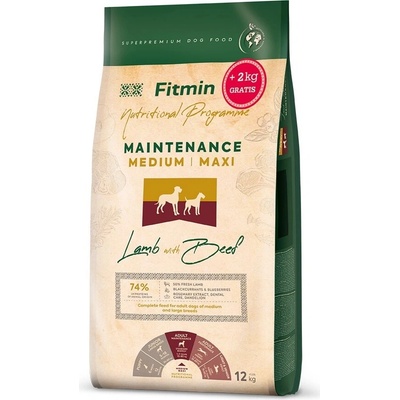Fitmin Medium & Maxi Maintenance jehněčí hovězí 14 kg