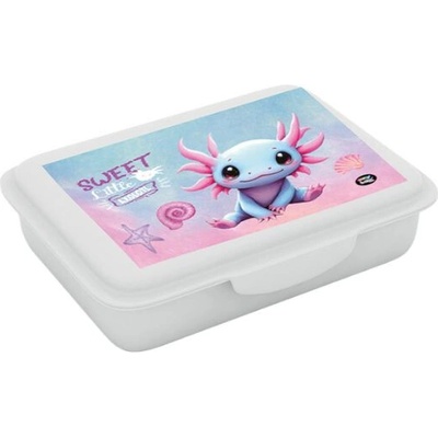 OxyBag Box na desiatu s priehradkou Axolotl