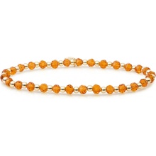 Sparkling Jewels korálkový náramek s citrínem SBG-GEM38-3MM-MIX