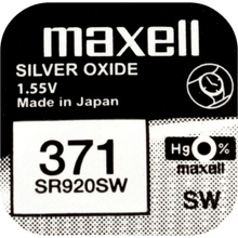 Maxell Silver Oxide 371 1ks 371/SR920SW/V371
