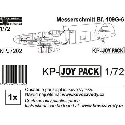 Kovozávody Prostějov Messerschmitt Bf 109G-6 Joy Pack 1:72