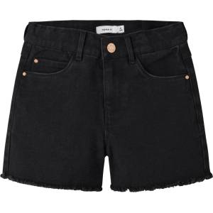 Name it Детски дънки Name it Kid's Rose HW Mom Denim Shorts Jeans - Black Denim - размер 116 (EU) (701-4704-0115)