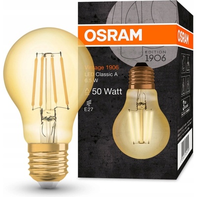 Osram žiarovka LED Vintage 1906 E27 6,5W 2400K