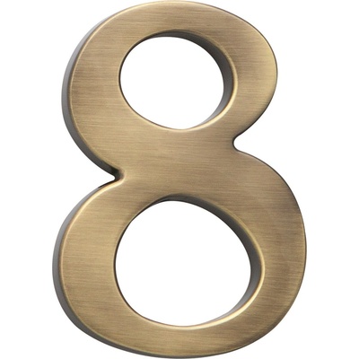 COBRA číslice 10cm Povrch: OFS - bronz česaný, Prevedenie: 8