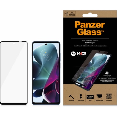 Panzer Стъклен протектор PanzerGlass за Motorola Moto G200 5G - Черен