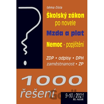 1000 řešení 9-10/2021