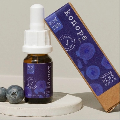 Konope co. 30% CBD Full Spectrum 3000 mg Čučoriedka