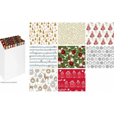 MFP papier Baliaci papier vianočný rolky 1000x70 mix č.5