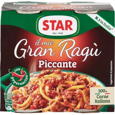 Star Gran Ragú pikantní Piccante 2 x 180 g