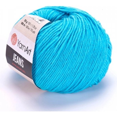 Jeans 33, tyrkysová modrá