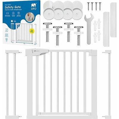 Sipo zábrana 75 cm a 2 ks nadstavcov 7 a 14 cm White 5904717761597