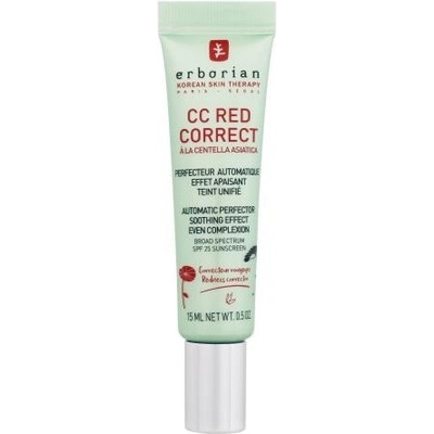 Erborian CC Red Correct Automatic Perfector SPF25 cc krém pro neutralizaci zarudnutí pleti 15 ml – Zboží Mobilmania