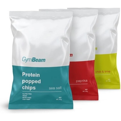 GymBeam Proteinové čipsy 7 x 40 g