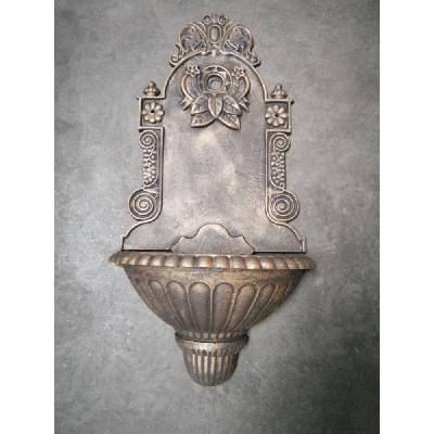 CIU 19 litinové umyvadlo, litinová výlevka zahradní, pavlačová výlivka Barva: měděná patina