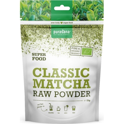 Purasana BIO Classic Matcha Raw Powder 75 g