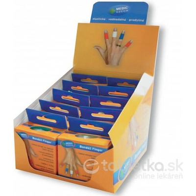 MEDIC Bandáž Finger - sada elastických náplastí 2, 5 cm x 4,5m 10 ks