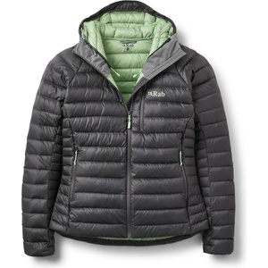 Rab Дамско пухено яке Rab Women's Microlight Alpine Hoody Down jacket - Graphene - размер 36 (EU) (104-6841-0511)