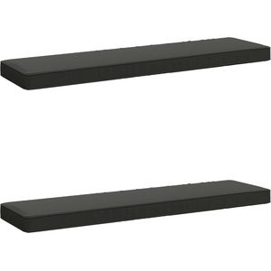 vidaXL Калъфи за пейки, 2 части VUGHT 2 pcs 100% полиестер Антрацит (950613)