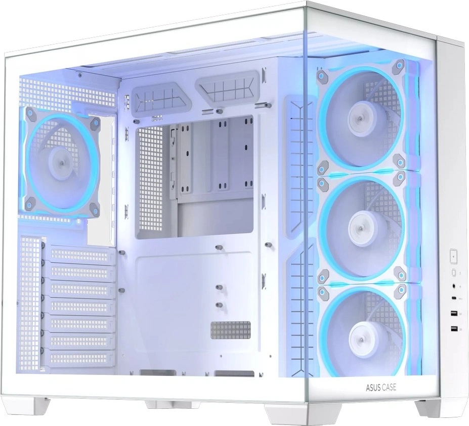 ASUS A32 Plus TG white +4 ARGB fan (90DC00S3-B19000)