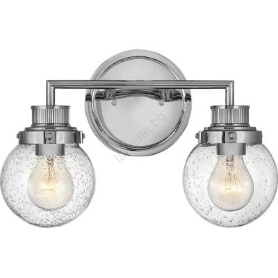 Elstead Lighting Quintiesse QN-POPPY2-PC-BATH - Стенно осветително тяло за баня POPPY, 2xE27/60W/230V, IP44, хром (ED1101)