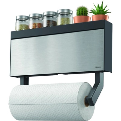 Metaltex Стенна поставка за кухненски ролки и фолио Tango Inox - Metaltex (254412 000)