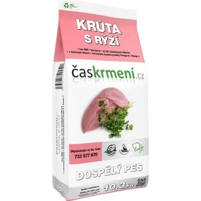 Časkrmení Krůta s rýží 10,3 kg