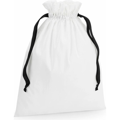 Westford Mill Pytel W121 s dárkovou stuhou bavlněný soft white/ L Bílá/černá