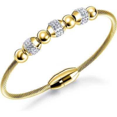 Mabell dámský náramek z chirurgické oceli FLOREE CZ221GH923-CC45